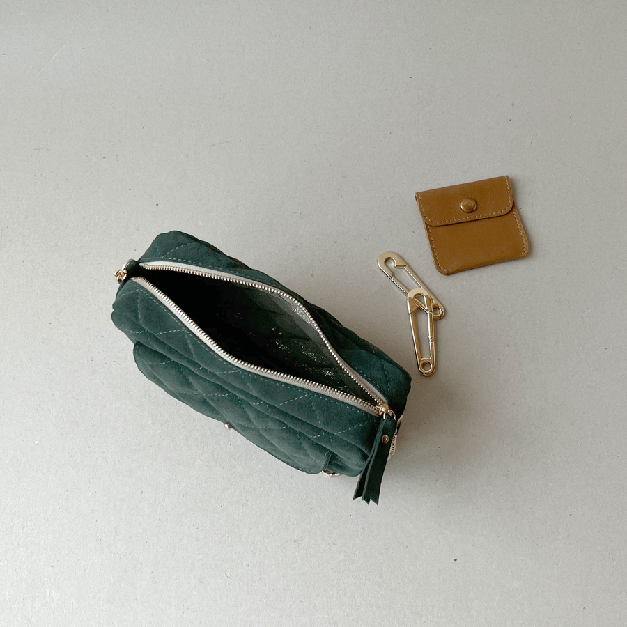 Sac XS matelassé chainette + poche
