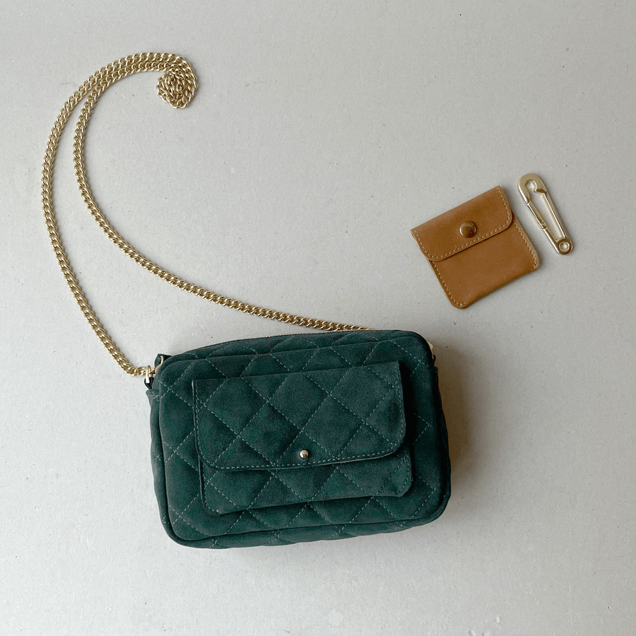 Sac XS matelassé chainette + poche