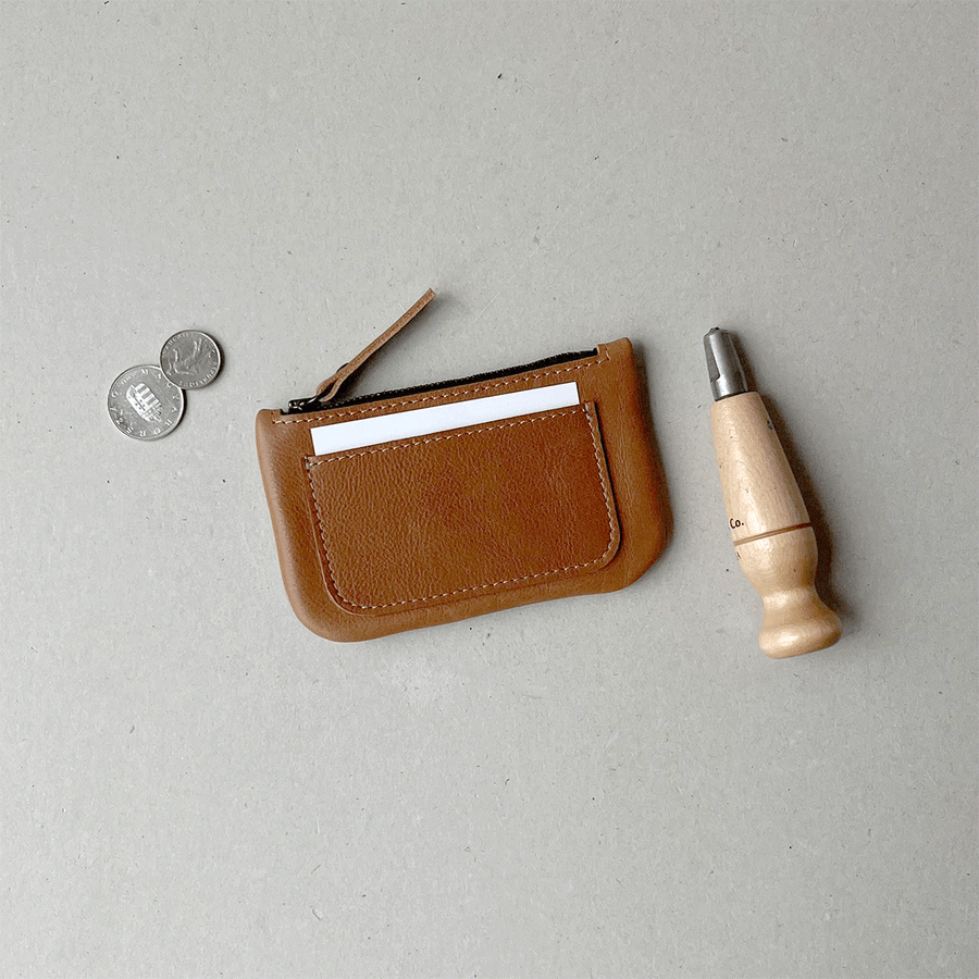 Porte-monnaie poche plaquée H